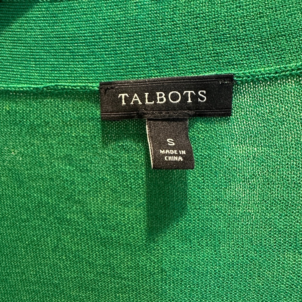 Talbots Women's Green Shrug - Picture 2 of 3